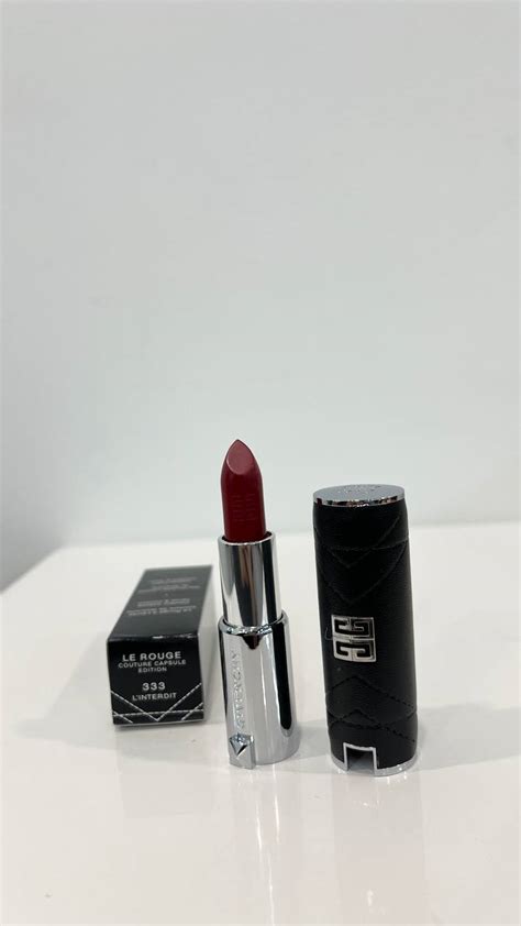 givenchy l'interdit lipstick 333|givenchy 333 lipstick.